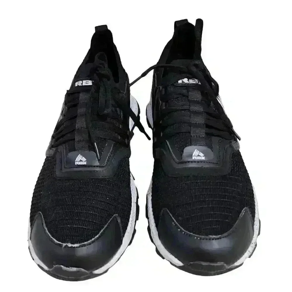 RBX Mens Athletic Shoes Sneakers Running Lace Up White Black Size 11W RBX0014